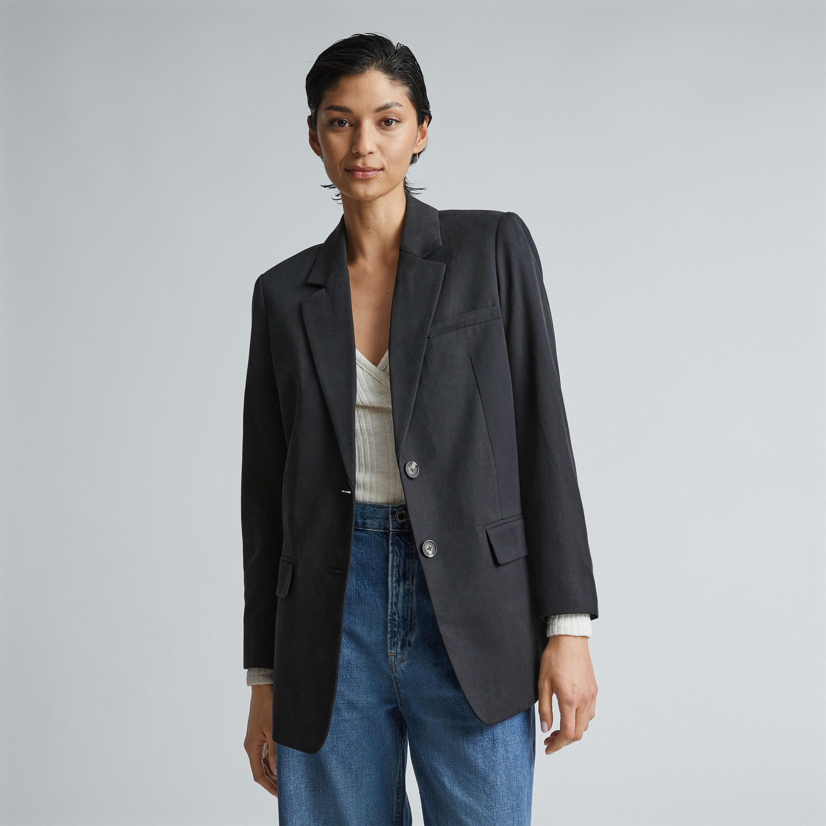 Womens Oversized Blazer in Buttersmooth by Everlane Product Image