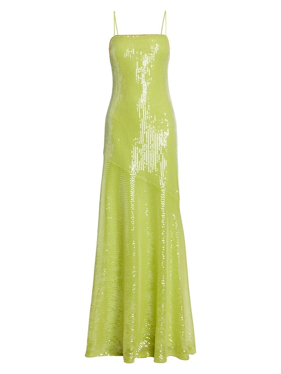 Womens Neomi Sequined Slip Maxi Dress Product Image