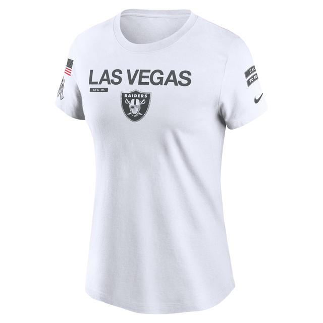 Las Vegas Raiders Salute to Service Legend Nike Womens NFL T-Shirt Product Image