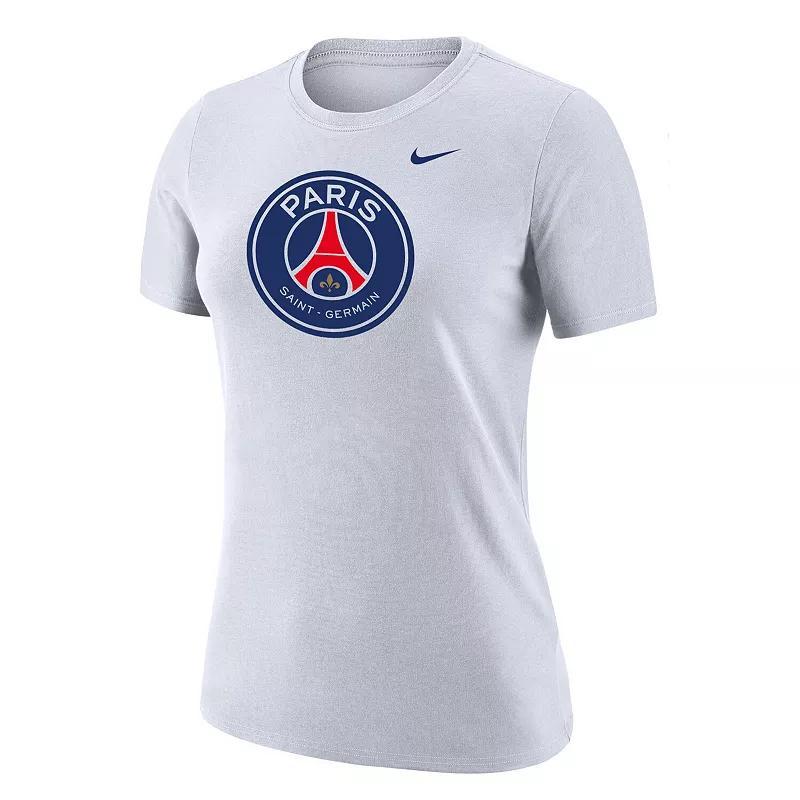 Womens Nike White Paris Saint-Germain Club Crest T-Shirt Product Image