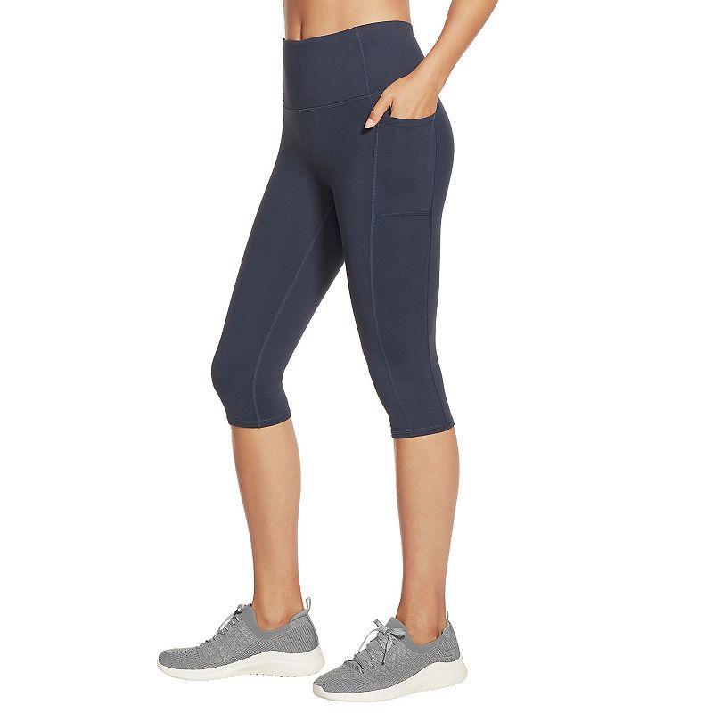 SKECHERS GO WALK High Waisted Capri Leggings Women's Casual Pants Product Image