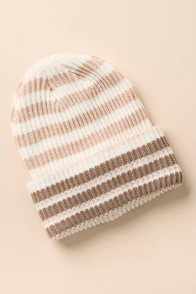 
By Anthropologie Ribbed Stripe Beanie Product Image