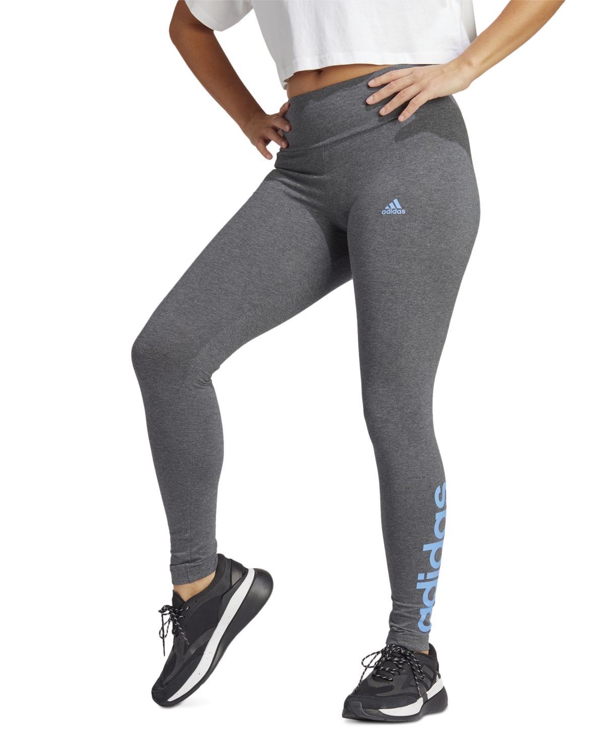 Adidas Womens LOUNGEWEAR Essentials High-Waisted Logo Leggings Product Image