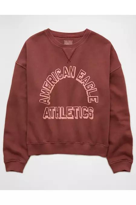 AE Relaxed Crew Neck Sweatshirt Women's Product Image