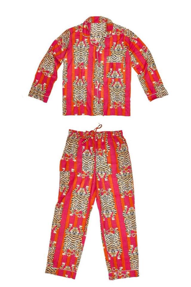 BOLD COTTON PRINTED PAJAMAS Product Image