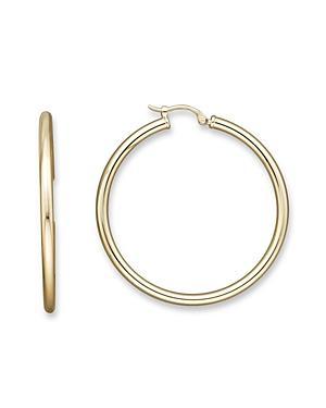 Saks Fifth Avenue Made in Italy Saks Fifth Avenue Women's 14K Gold Hoop Earrings  - female - Size: one-size Product Image