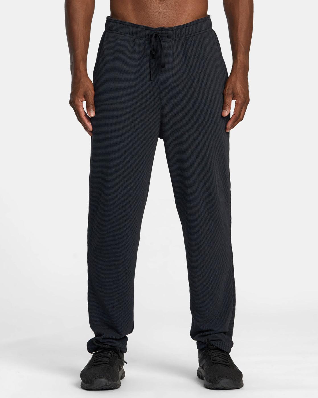 C-Able Waffle Knit Joggers - Black Product Image