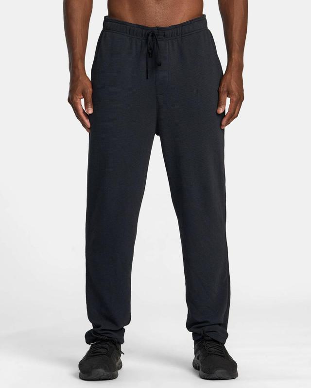 C-Able Waffle Knit Joggers - Black Product Image