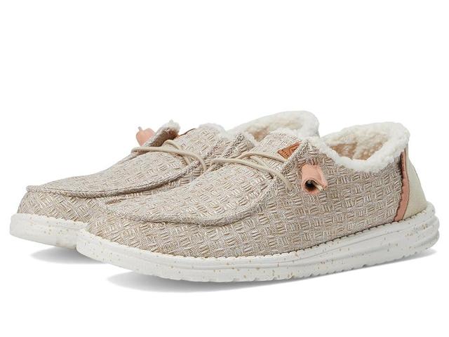 HEYDUDE Womens Wendy Warmth Faux Fur Slip Ons Product Image