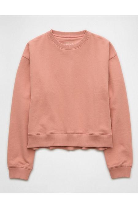 AE Cropped Crew Neck Pullover Sweatshirt Women's Product Image