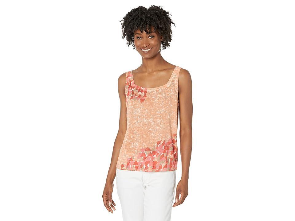 NIC+ZOE Petite Sun Burst Tank Multi) Women's Clothing Product Image