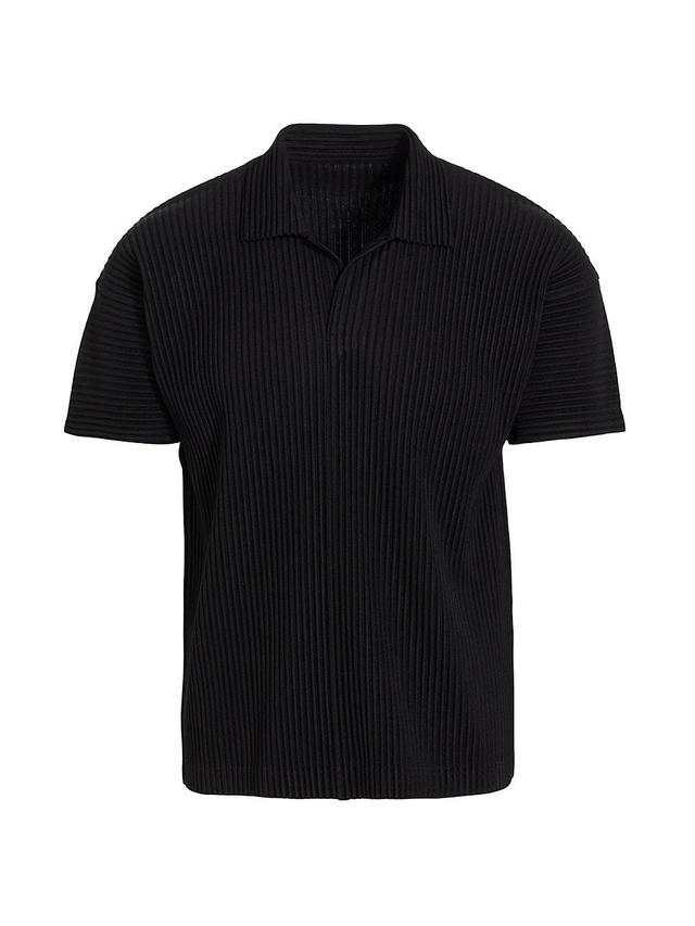 Homme Pliss Issey Miyake Basics Pleated Polo Product Image