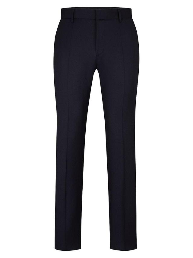 Mens Formal Trousers In Virgin-Wool Serge Product Image