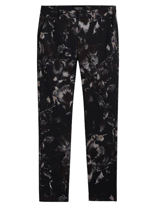 Mens Floral Knit Chinos Product Image