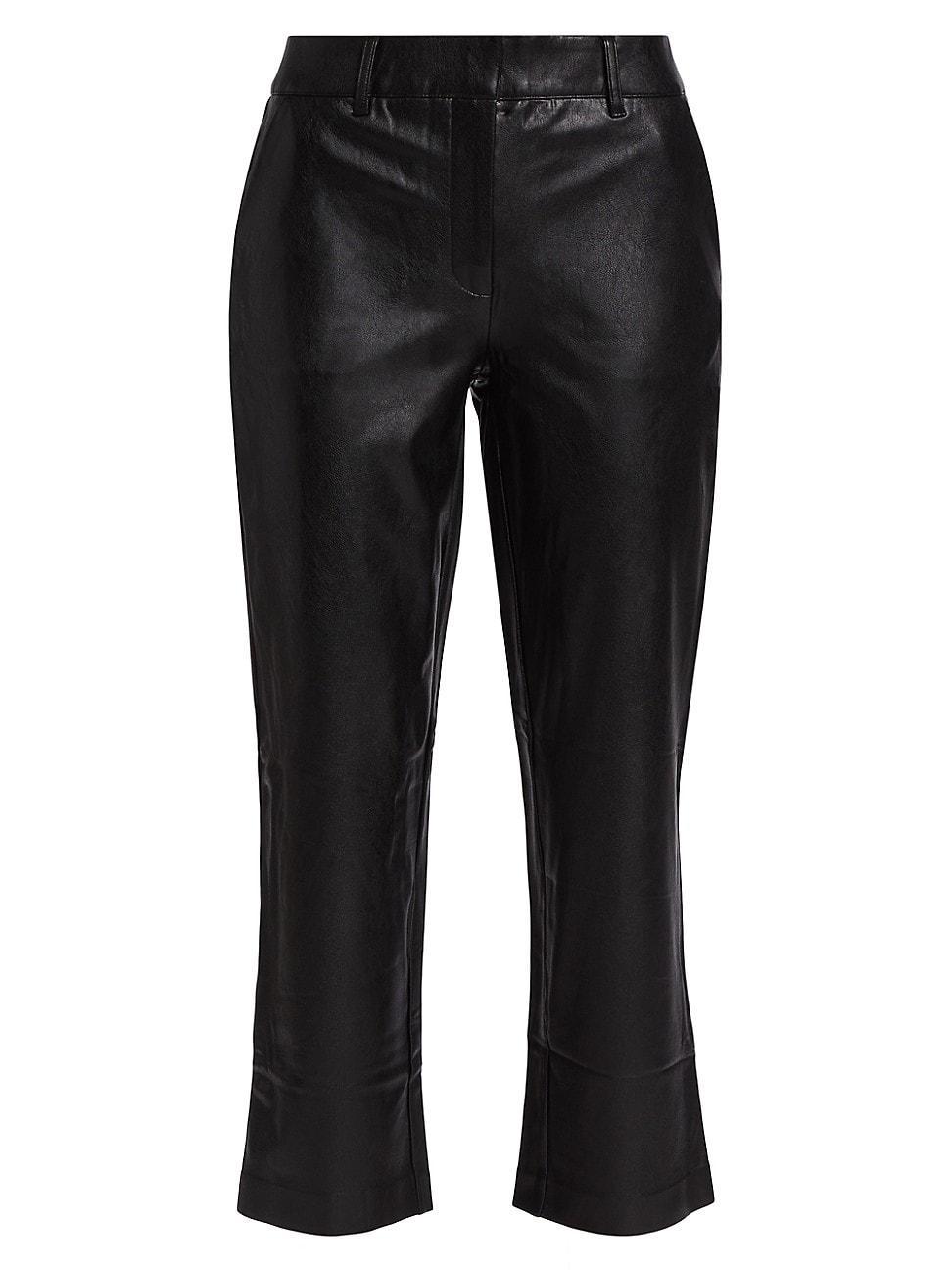 Commando Tapered Faux Leather Crop Pants Product Image