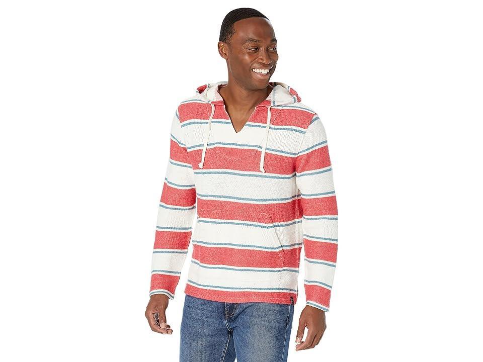 Lucky Brand Loop Terry Wide Stripe Baja Men's Clothing Product Image