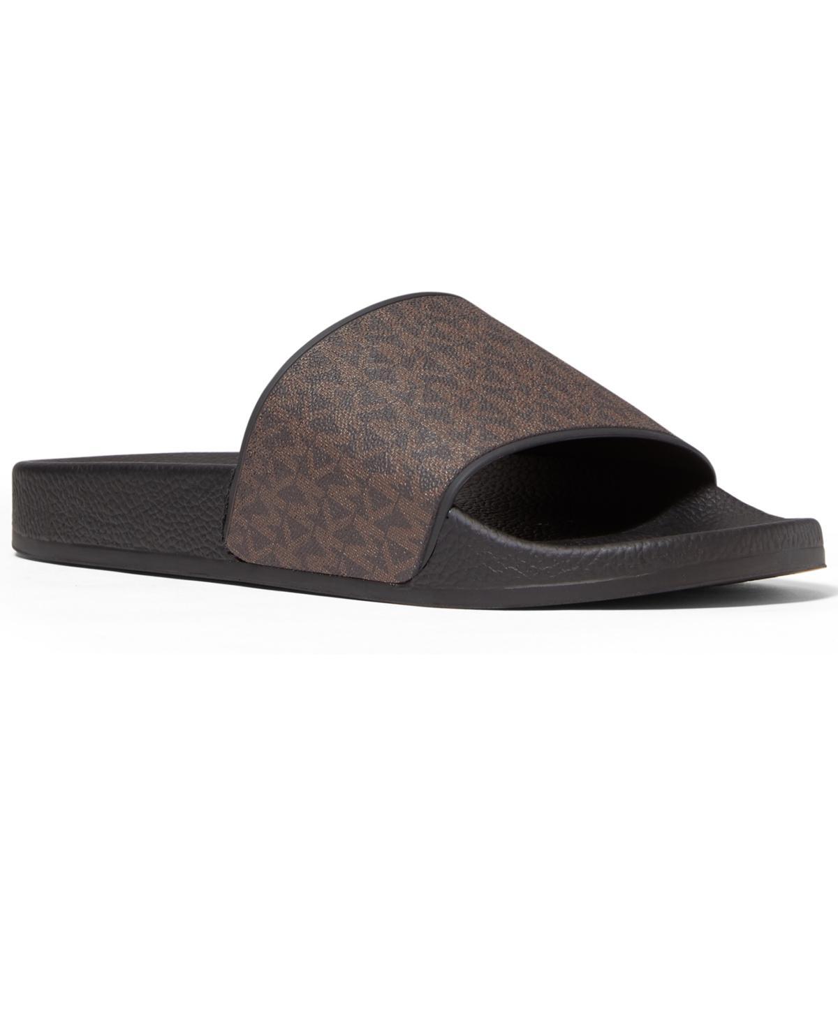 Michael Kors Mens Jake Slide Sandals - Brown/ Product Image