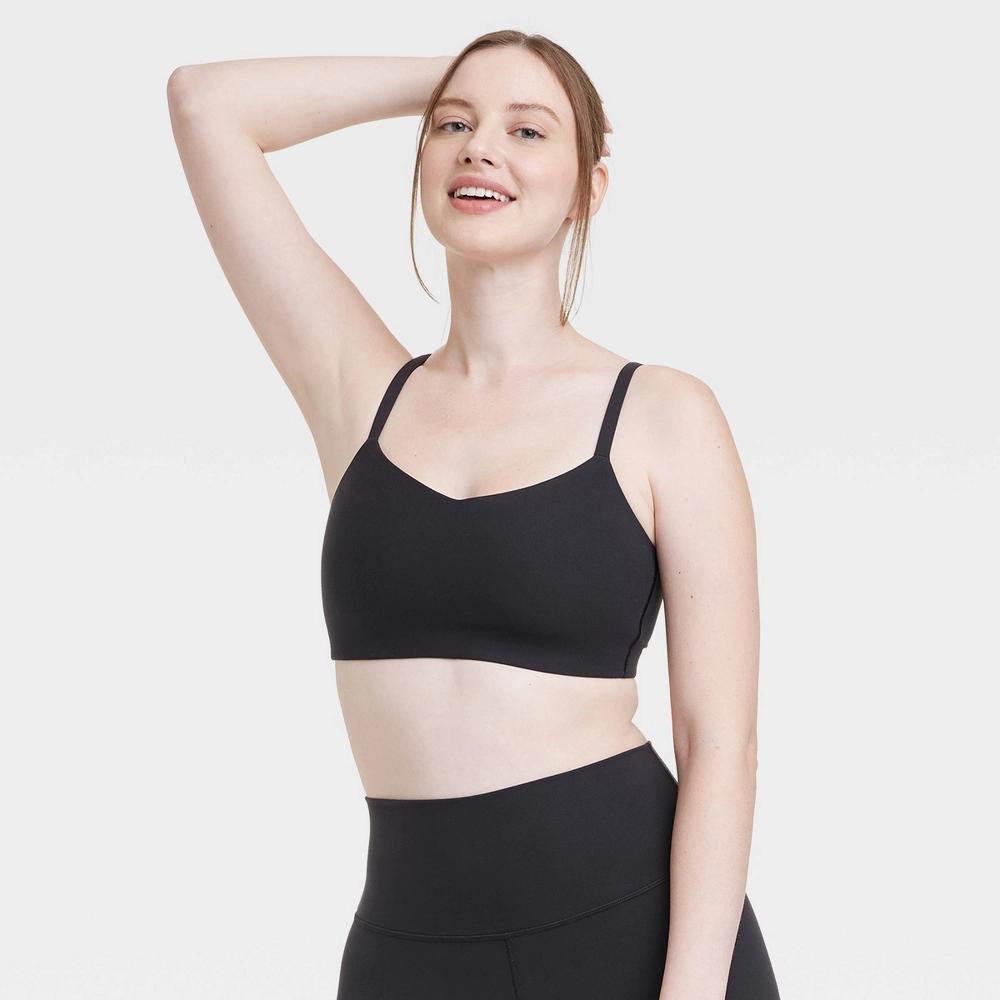 Women's Everyday Soft Light Support Strappy Sports Bra - All In Motion™ Product Image