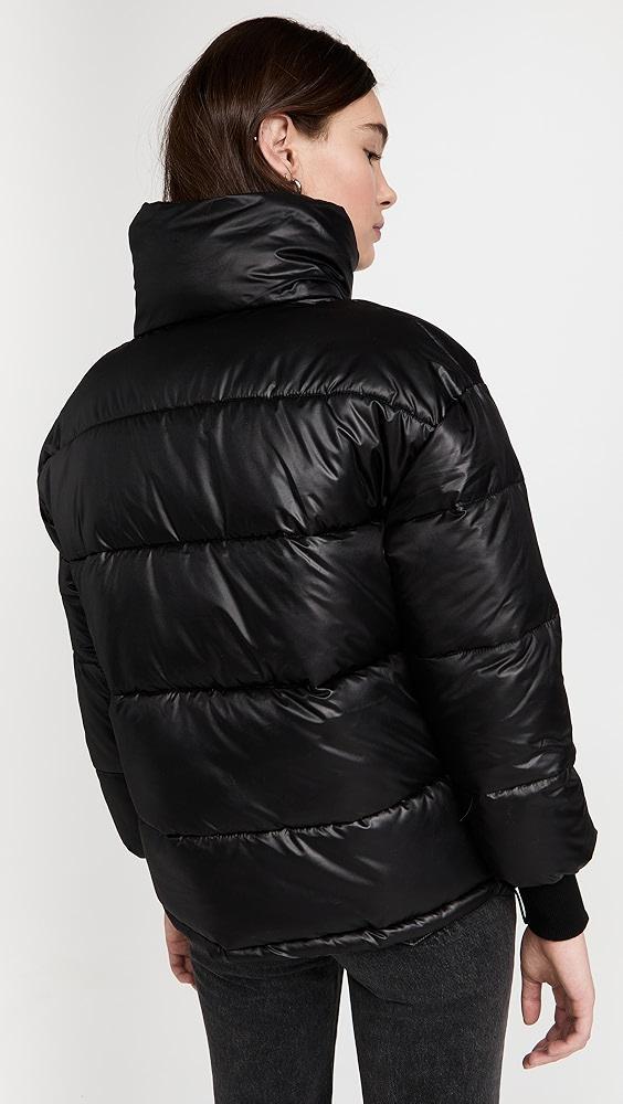 BLANKNYC Run The Show Nylon & Denim Puffer | Shopbop Product Image