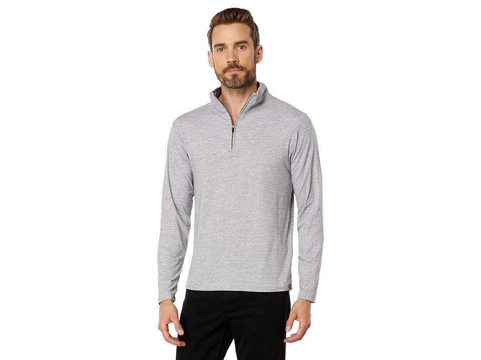 Fundamental Coast Sand Section 1/4 Zip (Iron) Men's Clothing Product Image