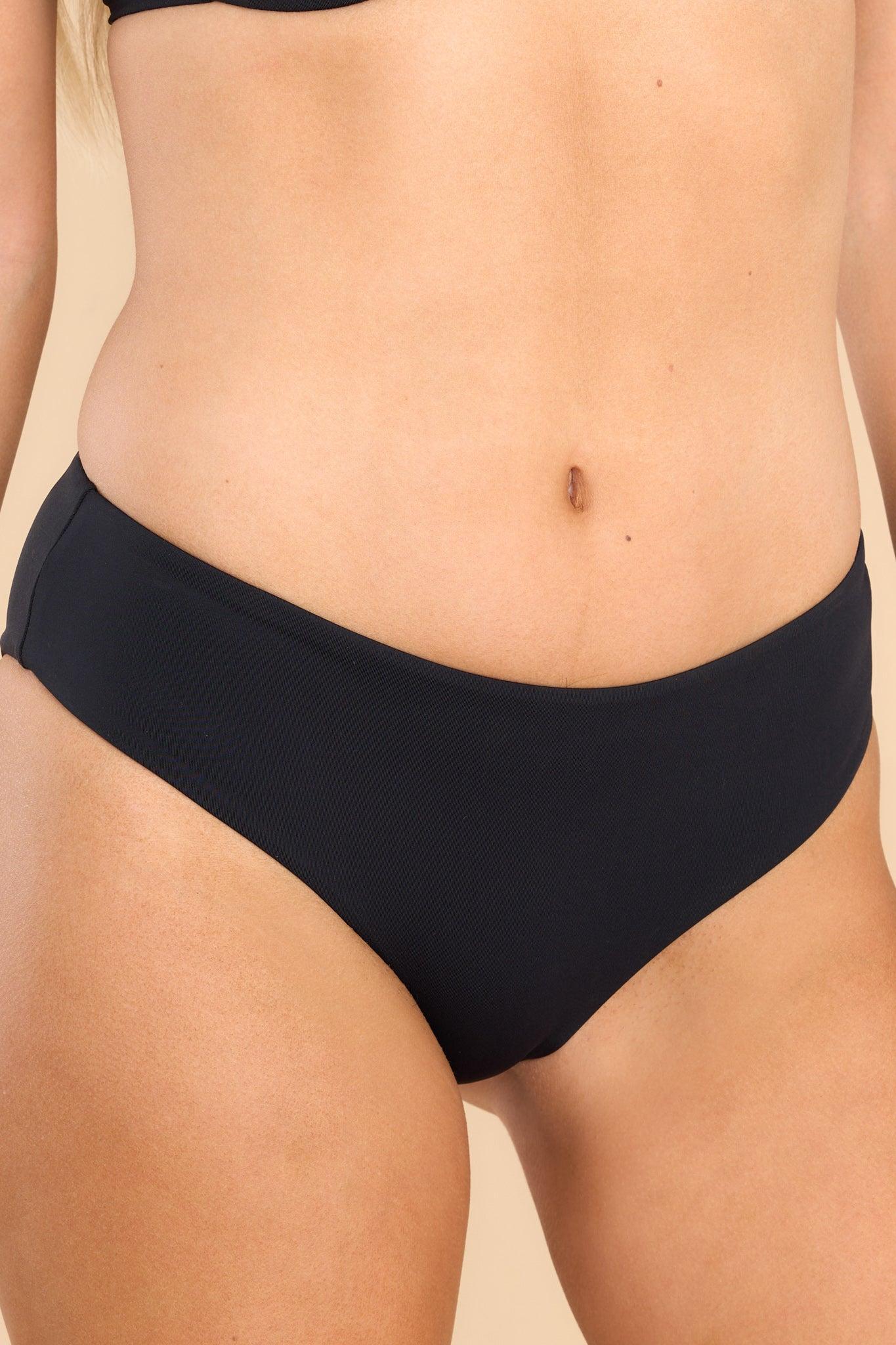 Siren Black Bikini Bottoms Swimwear Product Image