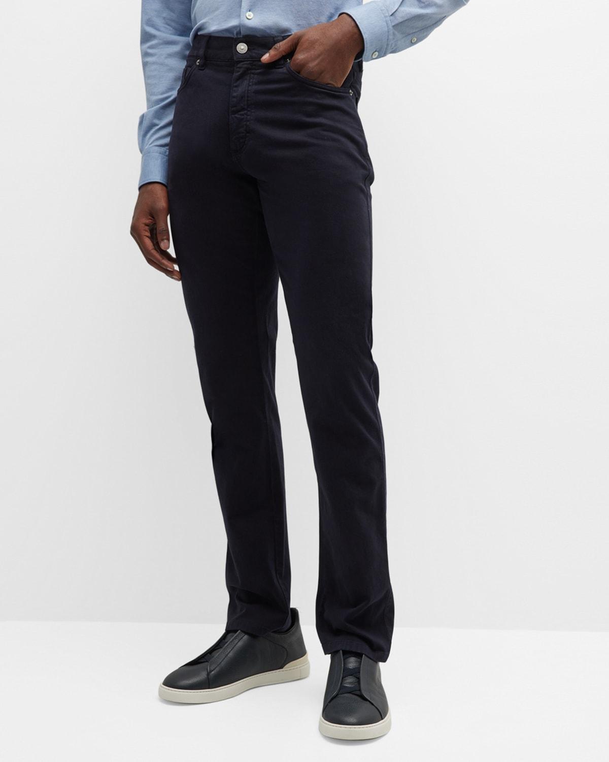 Mens Cotton 5-Pocket Pants Product Image