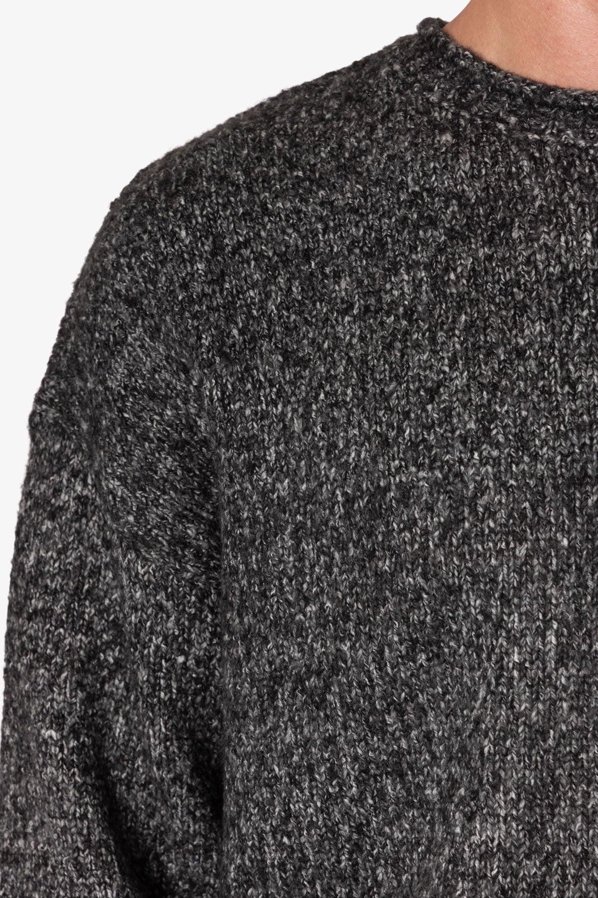 Grain Sweater - Black/Grey Product Image