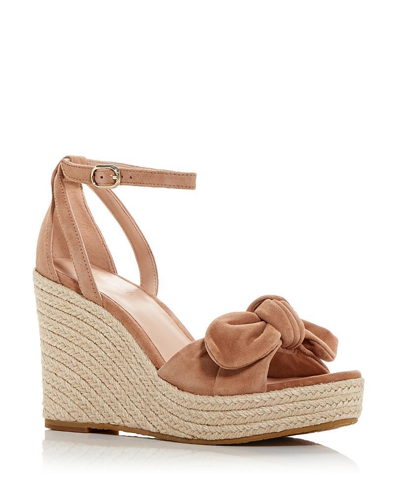 Womens Tianna 88MM Leather Espadrille Wedge Sandals Product Image