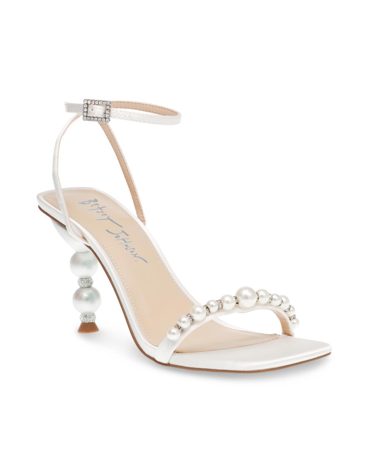 Blue by Betsey Johnson Jacy Heeled Sandals (Ivory) Women's 1-2 inch heel Shoes Product Image