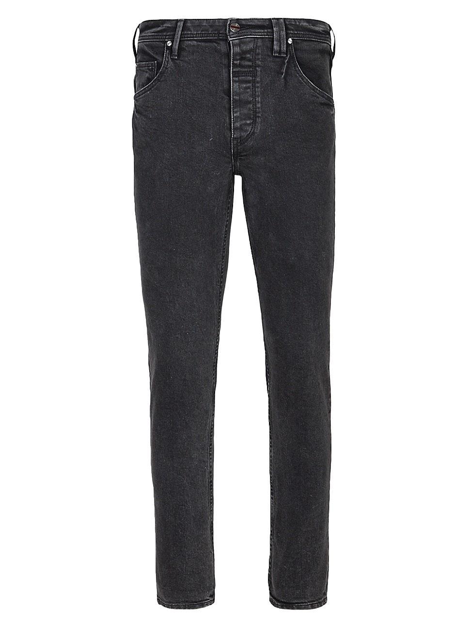 Mens Emanuele Stretch Straight-Leg Jeans Product Image