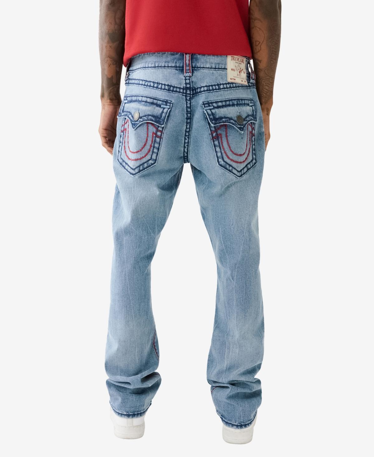 True Religion Brand Jeans Ricky Super T Flap Straight Leg Jeans Product Image