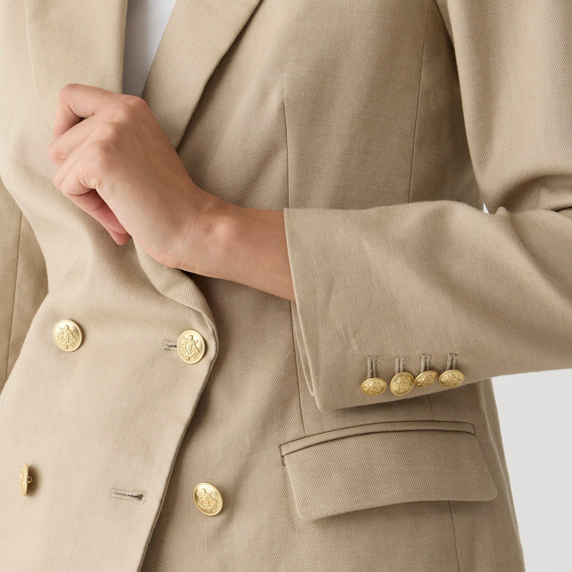 Greta blazer in stretch linen blend Product Image