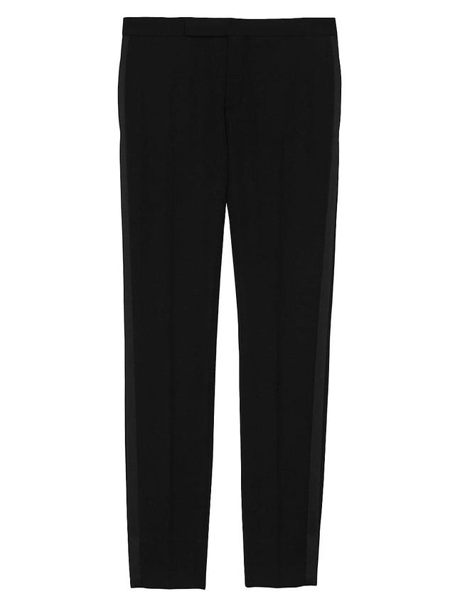 Mens Tuxedo Pants in Grain De Poudre Product Image