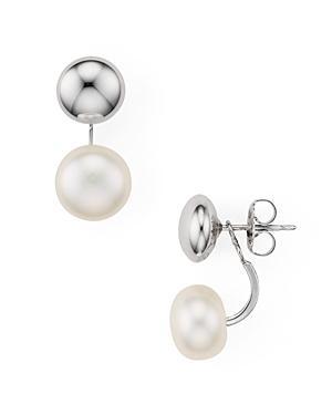 Bloomingdales Cultured Freshwater Pearl Drop Earrings - 100% Exclusive Product Image