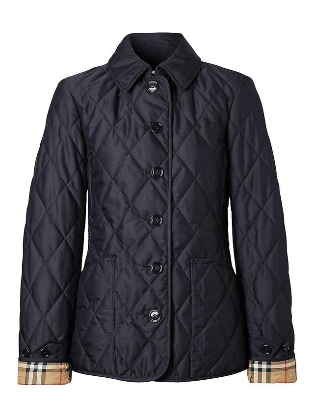 Womens Fernleigh Quilted Logo Jacket Product Image