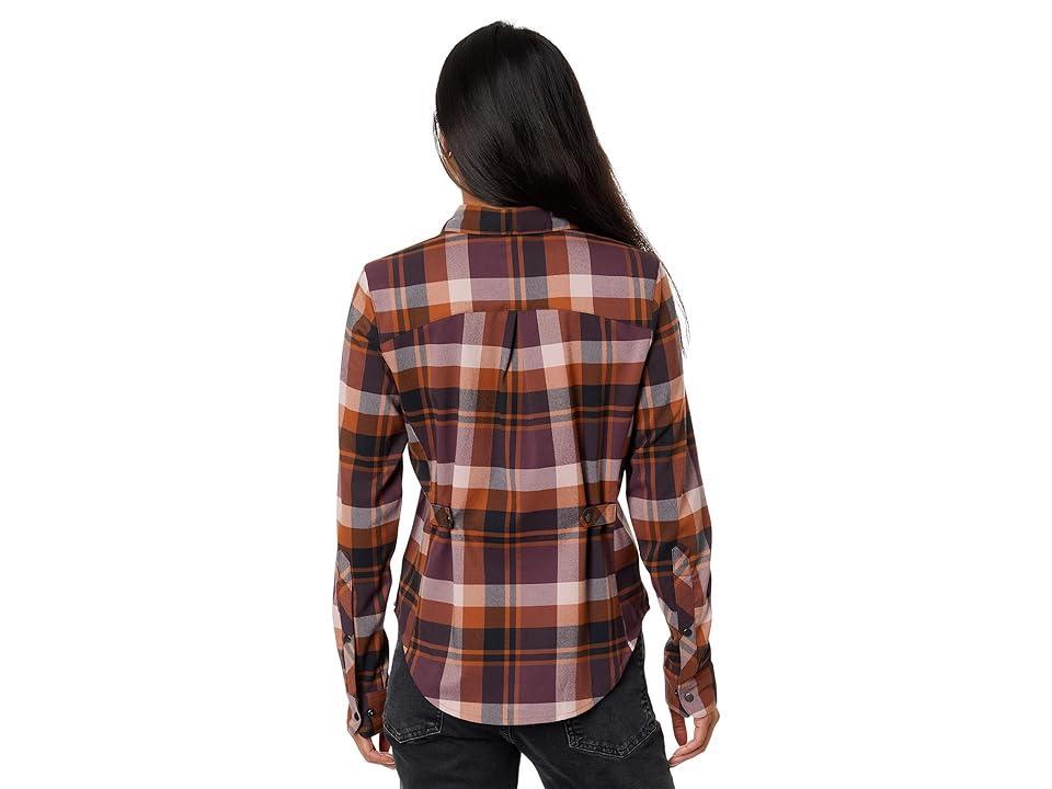 Flylow Brigitte Tech Flannel (Galaxy/Copper) Women's Clothing Product Image