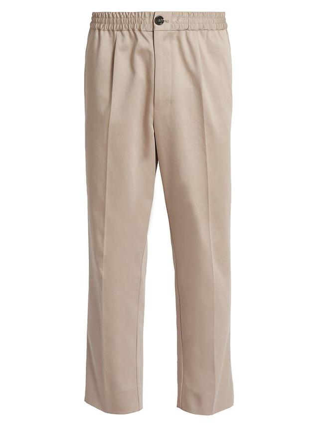 Mens Cotton Crease-Front Pants Product Image