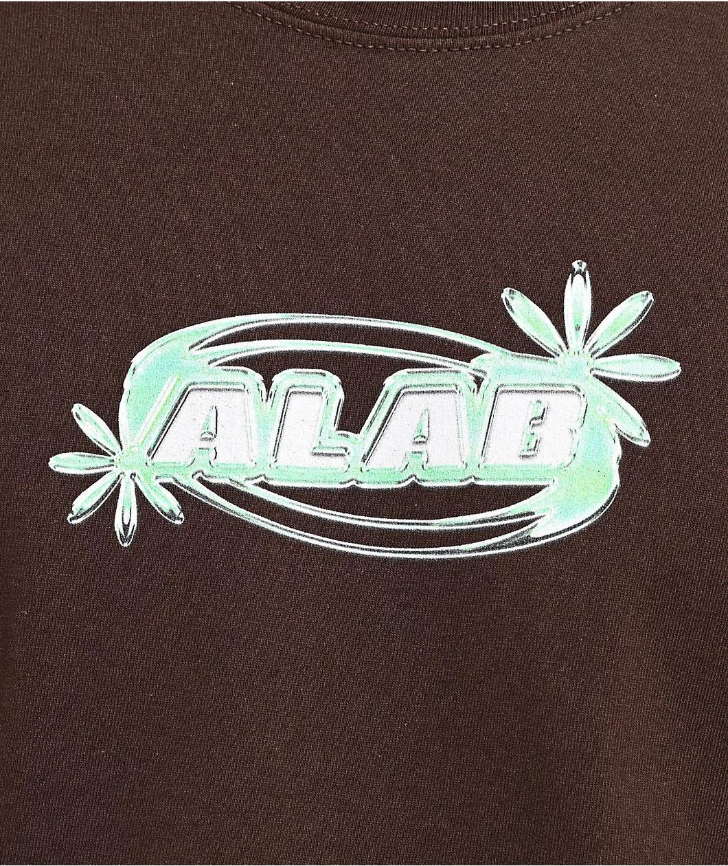 A.LAB Cyber Lab Brown Long Sleeve T-Shirt Product Image