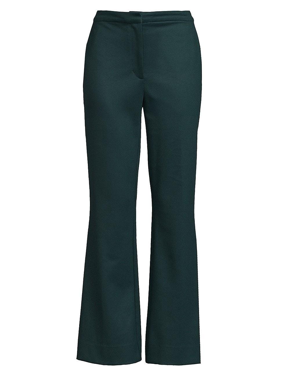 Womens Double Jersey Flared Trousers Product Image