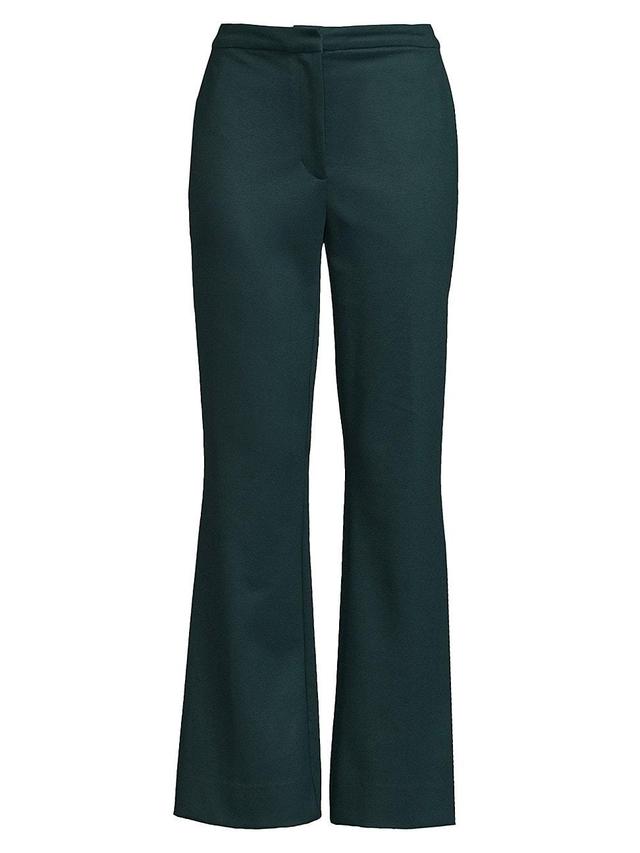 Womens Double Jersey Flared Trousers Product Image