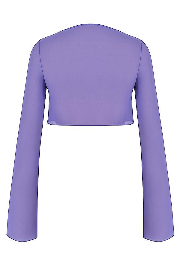 Marseille Violet Cover Up Top Product Image