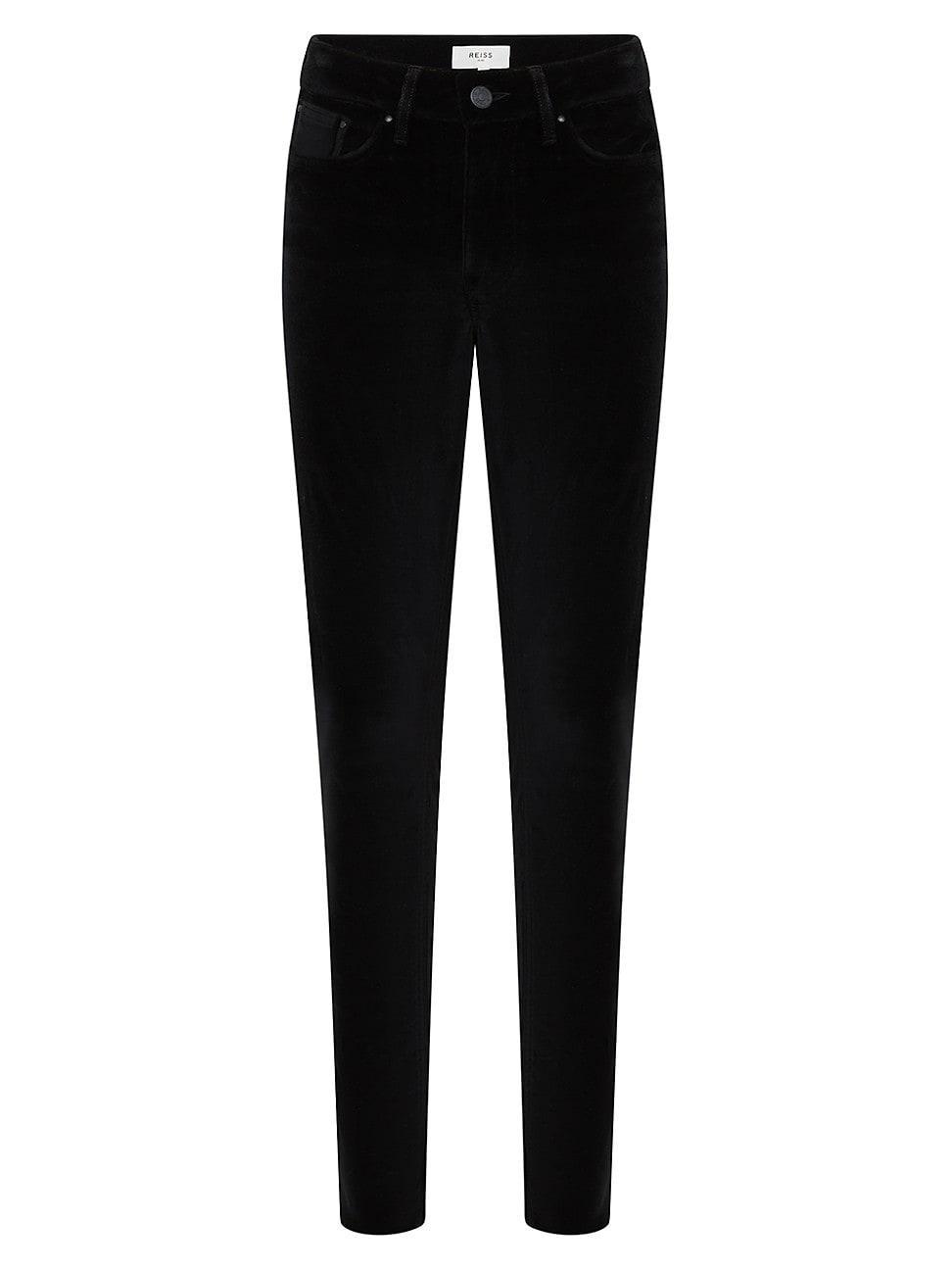 Womens Lux Velvet Skinny Pants product image