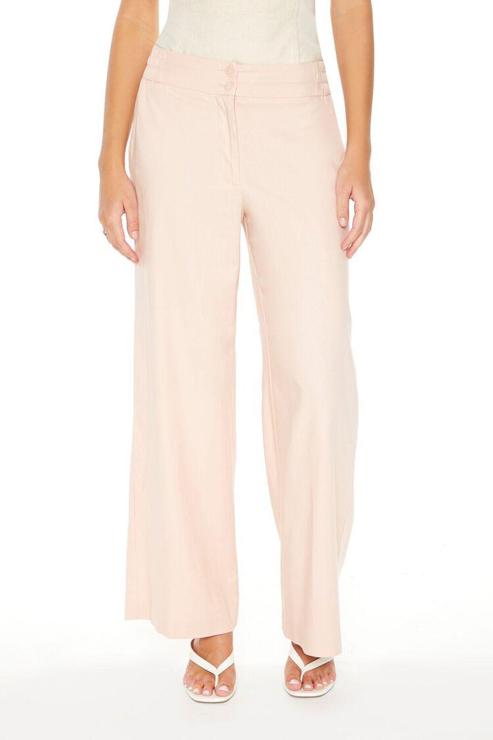 Mid-Rise Wide-Leg Pants | Forever 21 Product Image