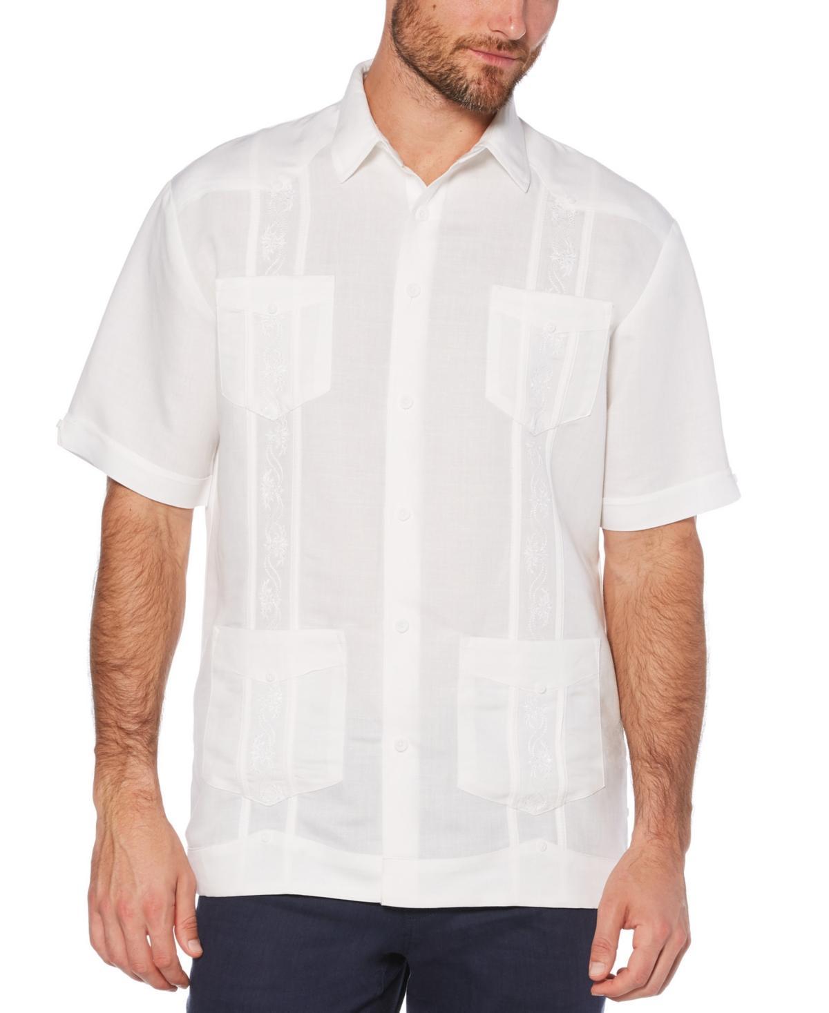 Cubavera Short-Sleeve Embroidered Guayabera Shirt Product Image