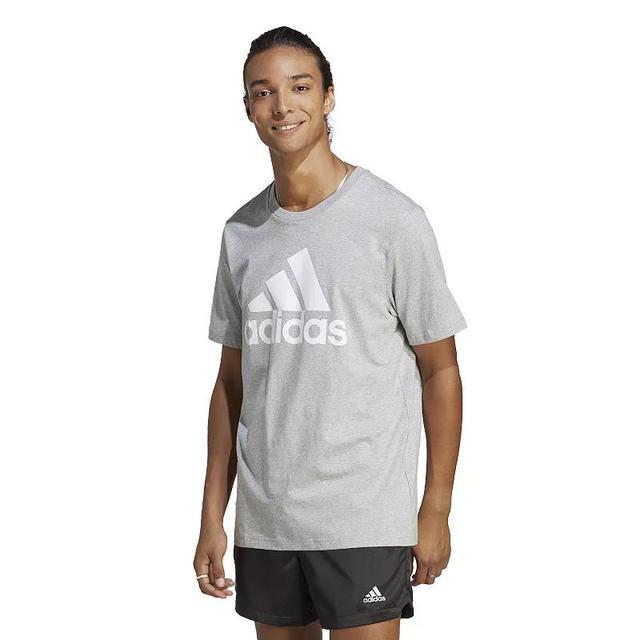 adidas Mens Badge of Sport Essentials T-Shirt , Small - Mens Athletic Performance Tops at Academy Sports Product Image