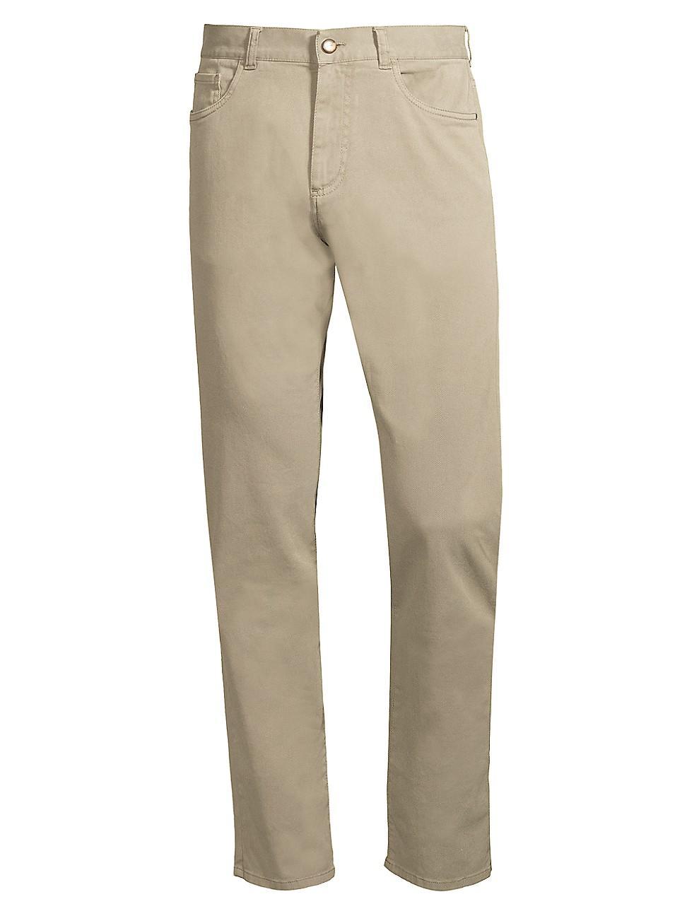 Mens Garment-Dyed Five-Pocket Pants Product Image