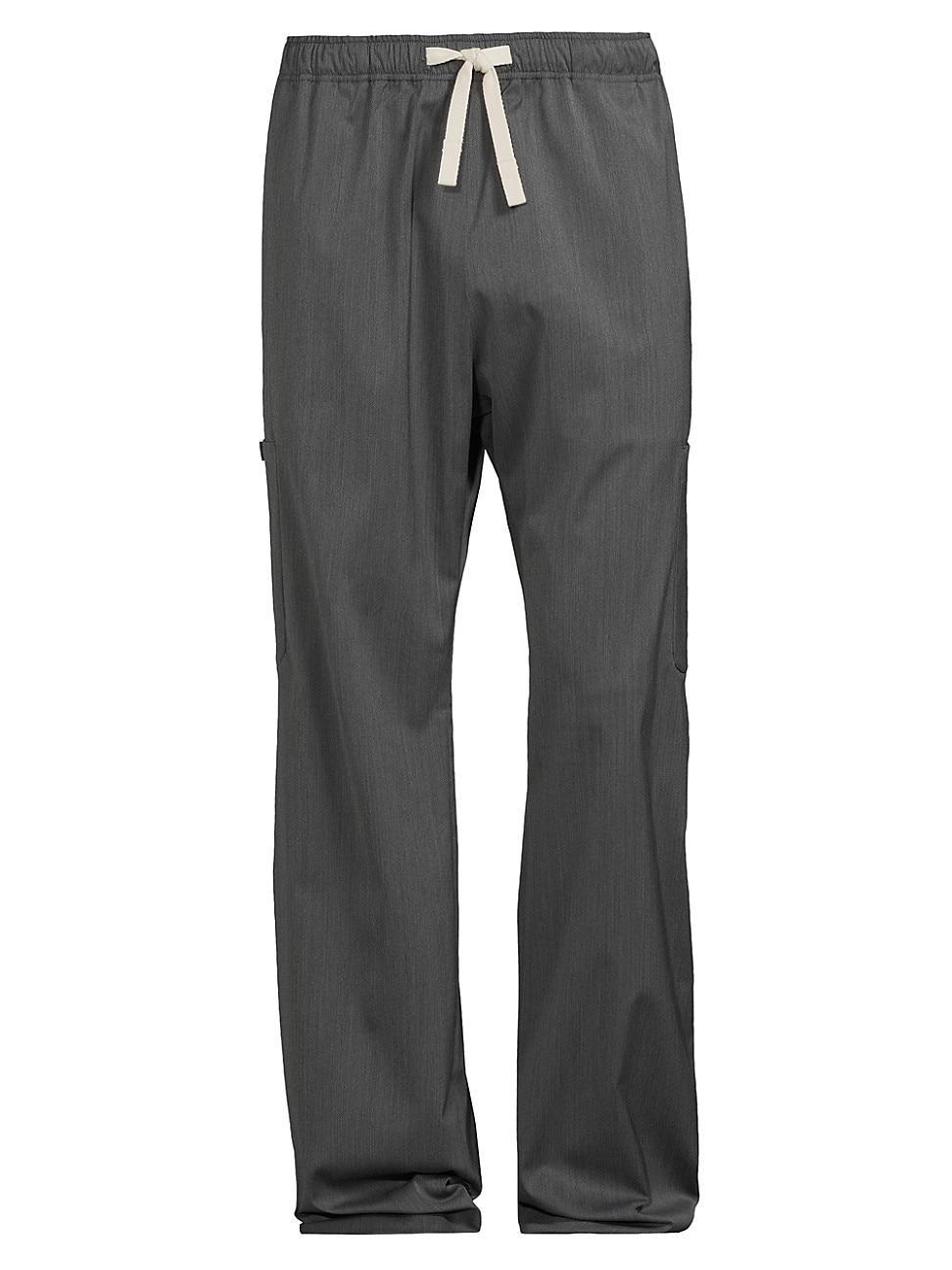 Mens Wool-Blend Loose-Fit Pants Product Image