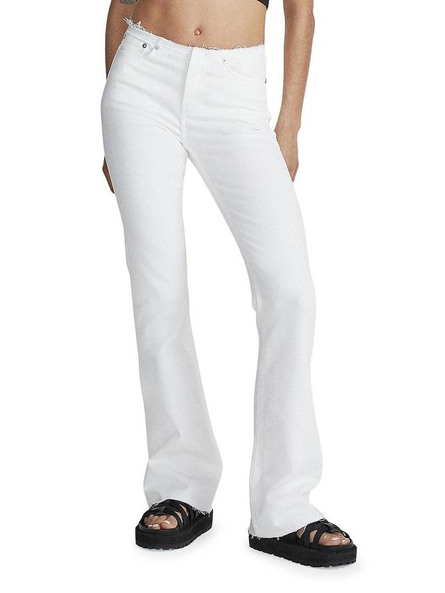 Womens Kinsely Low-Rise Flare Pants Product Image