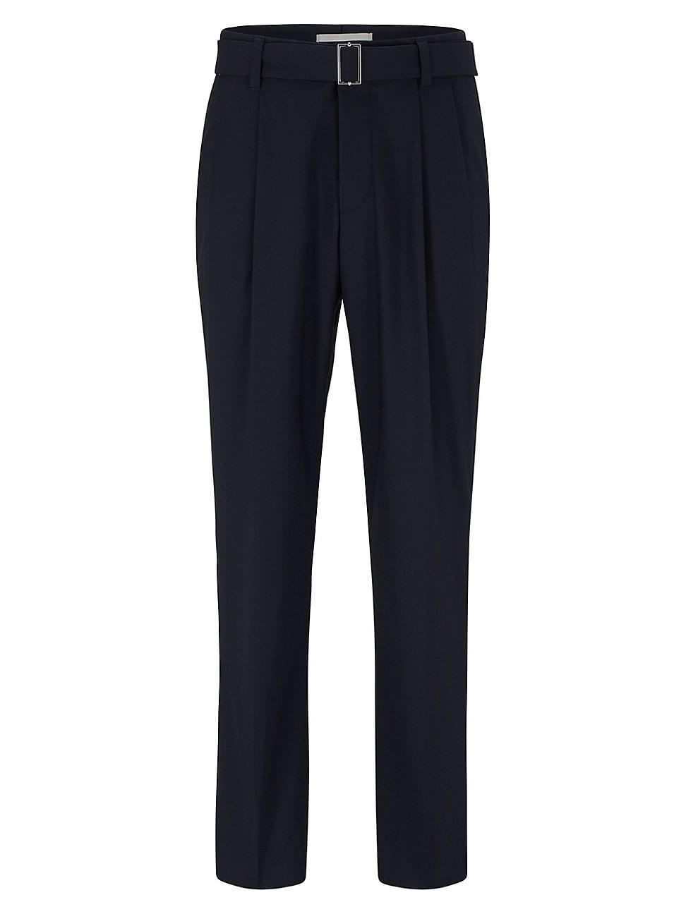 Mens Relaxed-Fit Trousers in Performance-Stretch Wool Product Image