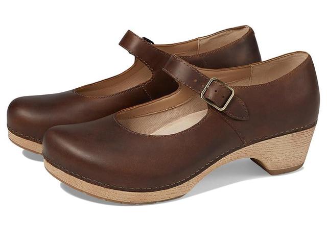 Dansko Lilah Oiled Pull Up) Women's Flat Shoes Product Image